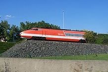 TGV 001 kurz vor Belfort